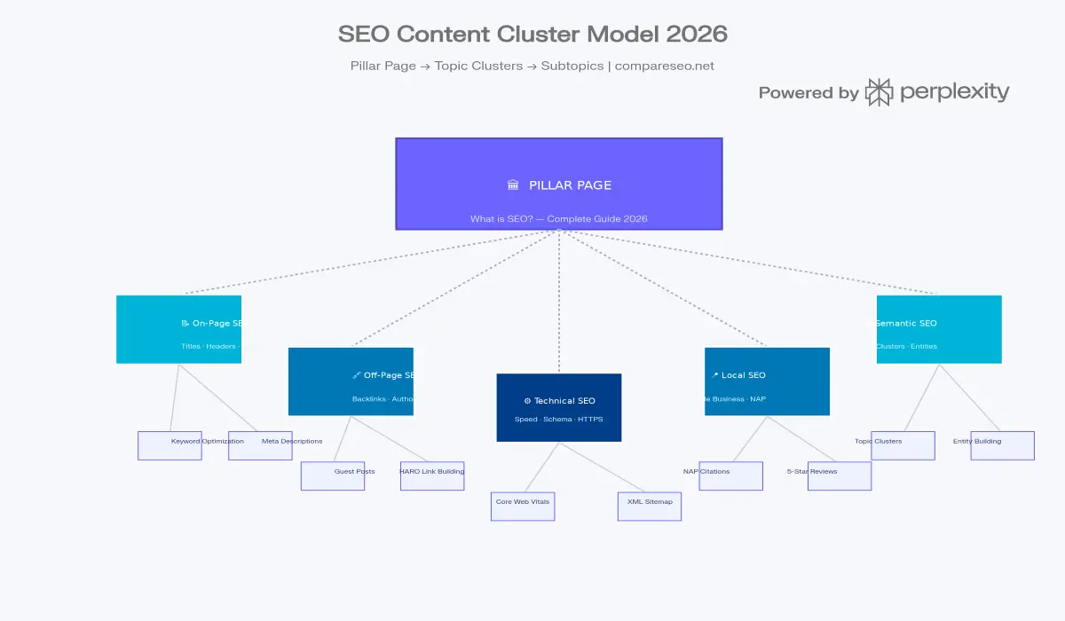 SEO Content Cluster Model