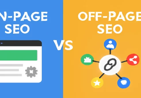 on page seo vs off page seo
