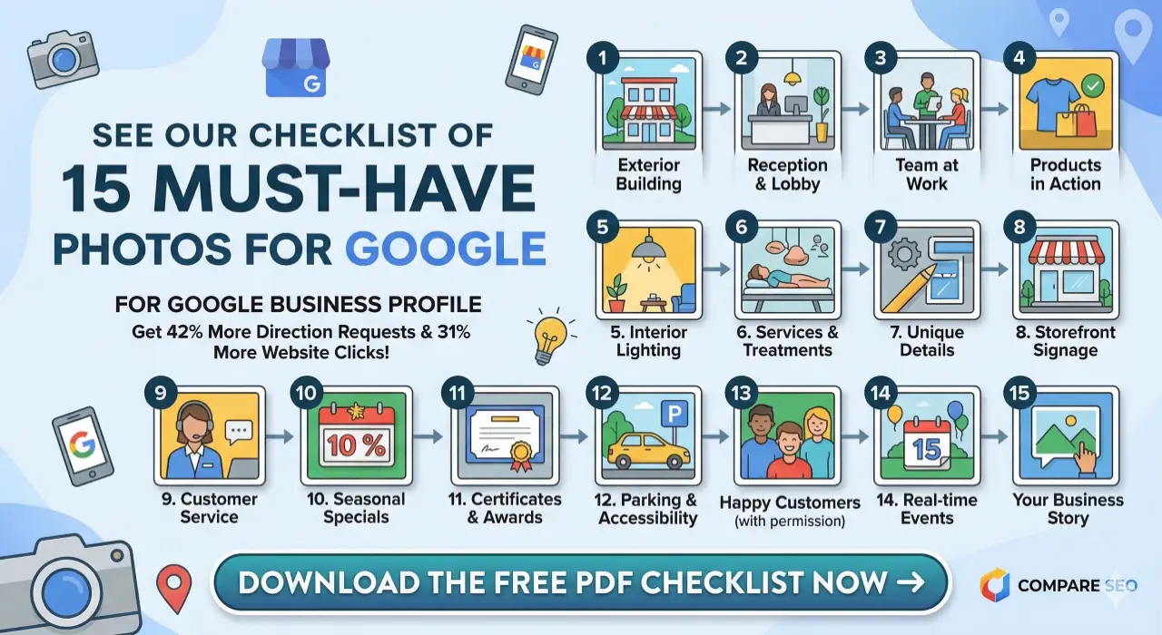 See our checklist of 15 must-have photos for Google Business Profile